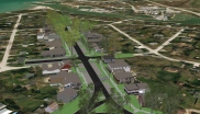 A rendering of the Bayfield Main Street project